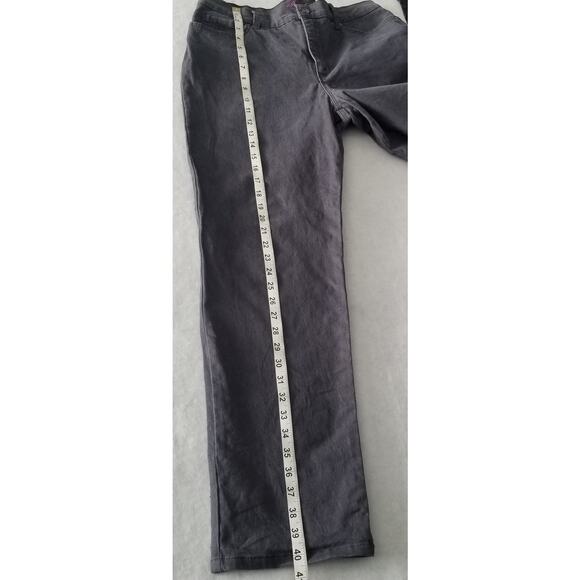 Gloria Vanderbilt Amanda Jeans, Size 12 Missy Average Gray - Picture 9 of 11